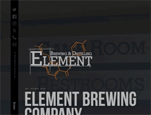 Tablet Screenshot of elementbeer.com